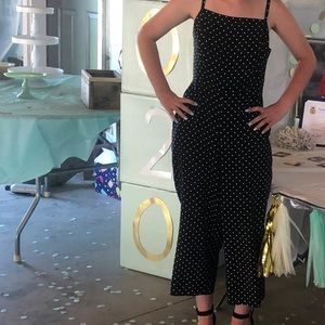 Old Navy Black with white polka dots jumper.